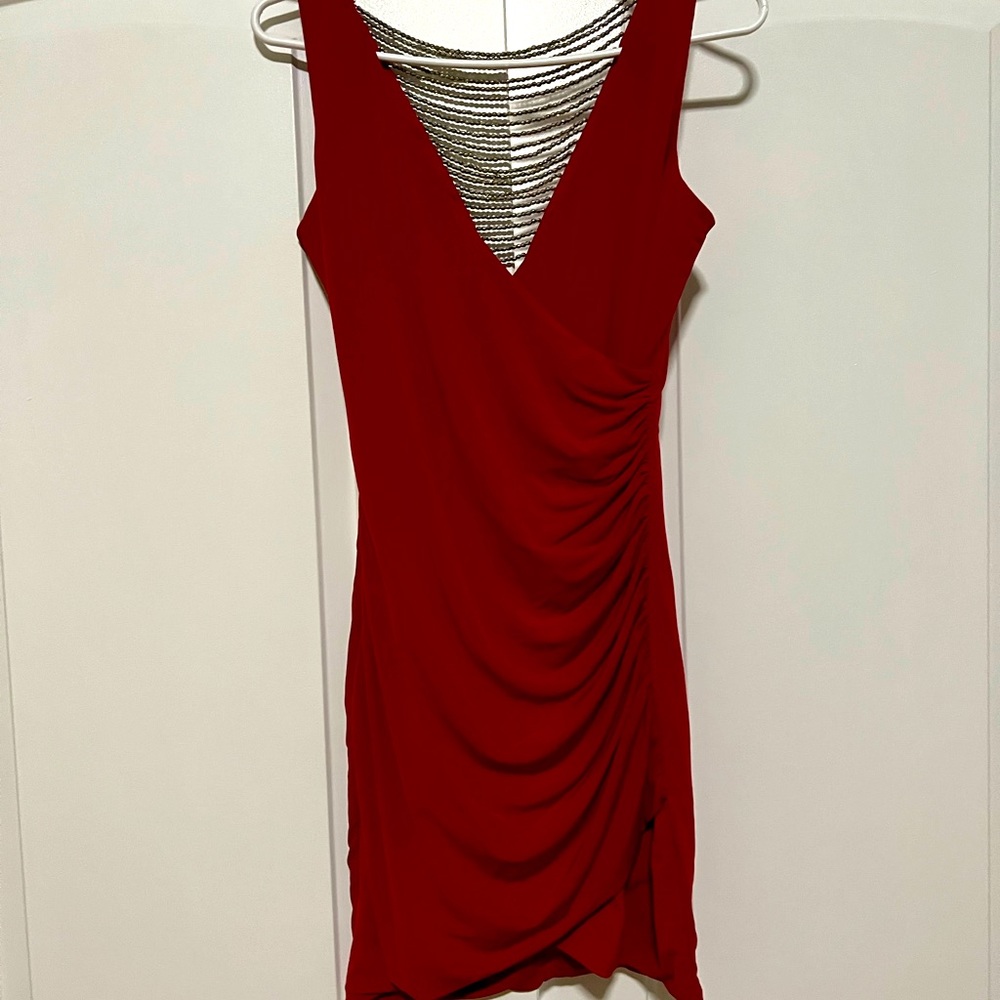 Sexy red dress